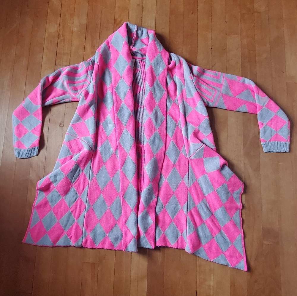 Ekklesia Pink and Gray Sweater